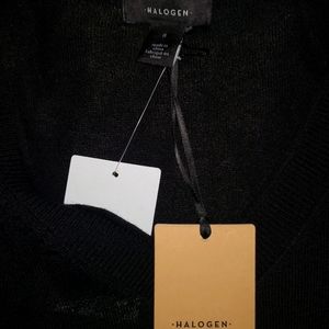 V-Neck Merino Wool Blend Sweater S